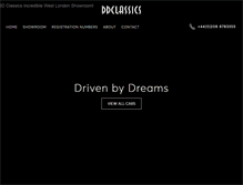 Tablet Screenshot of ddclassics.com